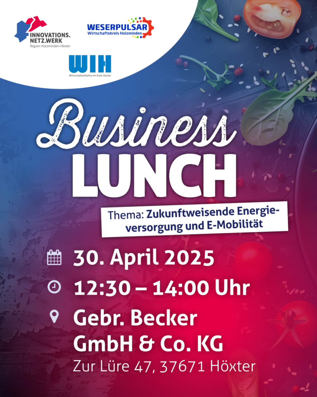 Business Lunch: Netzwerken & Zukunftsthemen