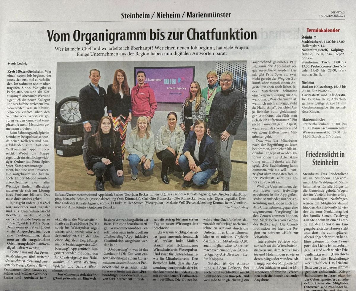 Vom Organigramm bis zur Chatfunktion