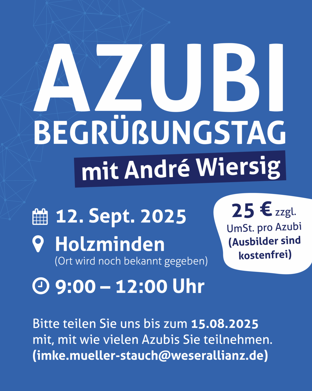 Azubi Begrüßungstag – mit André Wiersig