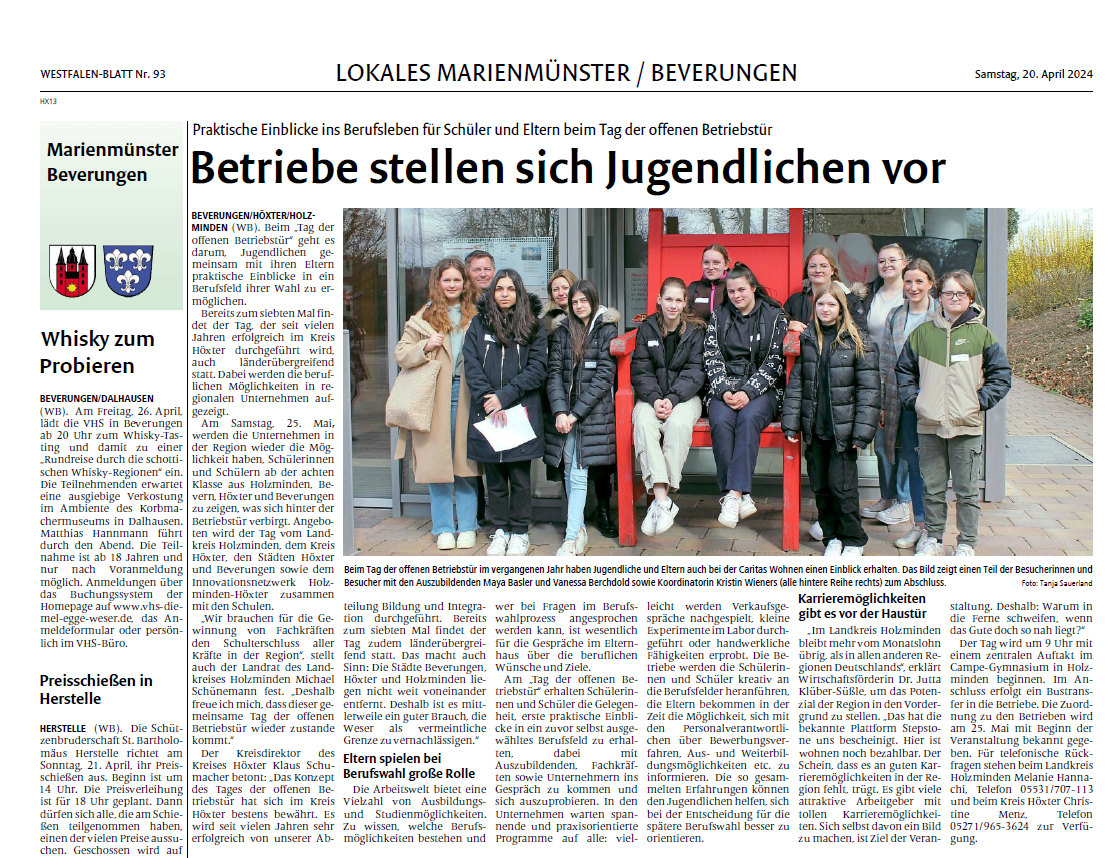 Westfalen Blatt 20042024